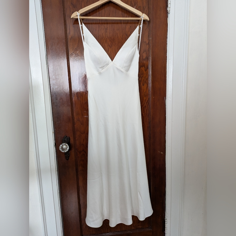 NWT Jenny Yoo Kelly V-Neck Slip Dress - Size 4